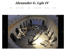 Tablet Screenshot of alexanderlyle.com